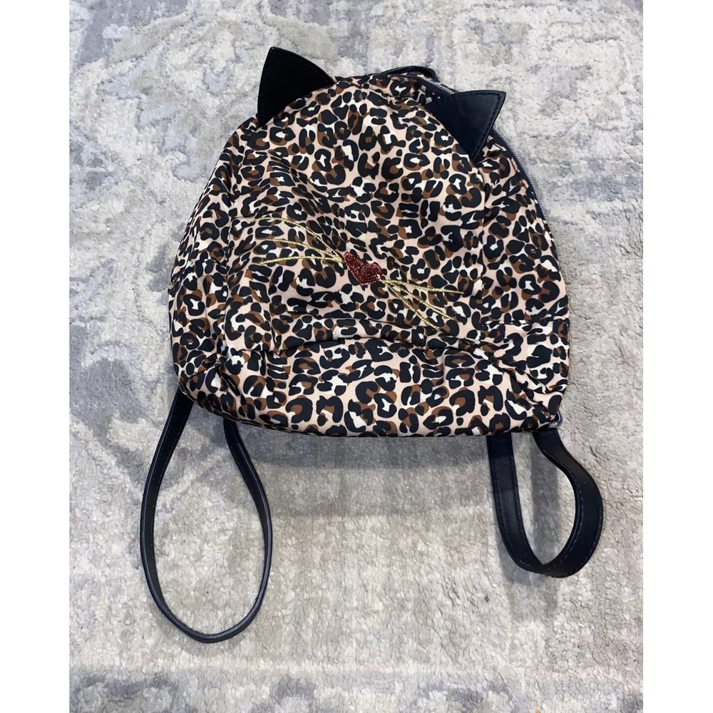 Children Baby Girl Mini Backpack Bag‎ Animal Print Kitty